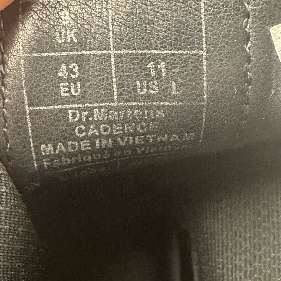 Dr. Martens Cadence Slip On Black Leather Boots - Picture 6 of 7